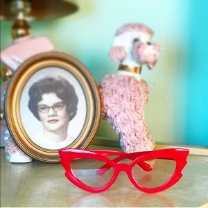 Red Cateye Glasses